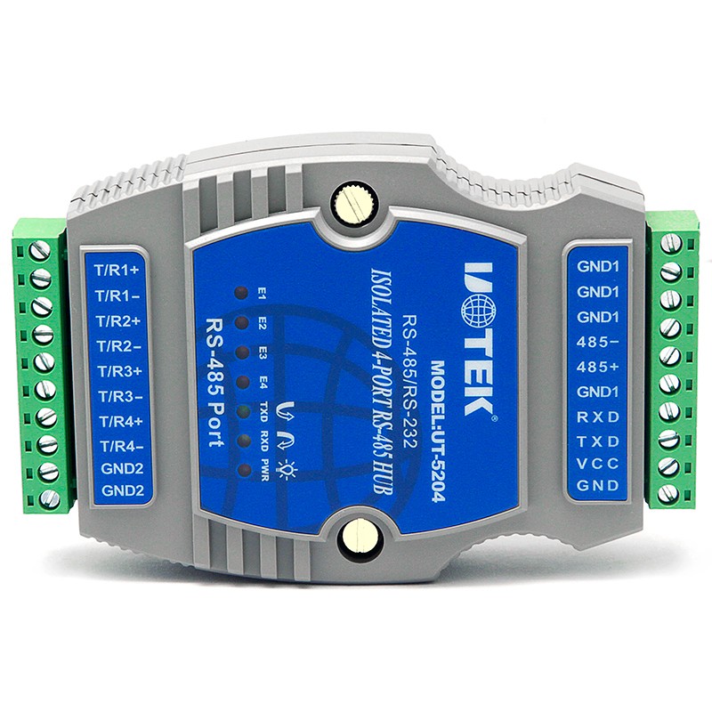 RS-2325轉(zhuǎn)RS-485導(dǎo)軌式集線器