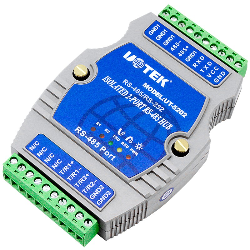 RS-485導(dǎo)軌式串口集線器