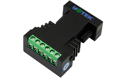 防雷型無源工業(yè)串口轉換器_UT-242E RS-232轉RS-485/422無源防雷轉換器